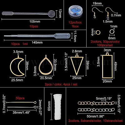 Сделай сам комплект ювелирных изделий DIY-OC0002-14-1