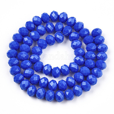 Непрозрачные сплошные цветные стеклянные бусины EGLA-A034-P3mm-D32-1