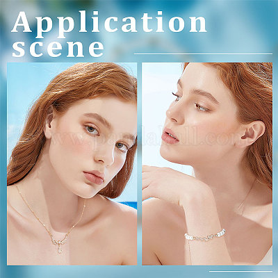 8 шт. 4-х стилевые звенья из латуни с прозрачным кубическим цирконием ZIRC-BBC0001-49-1