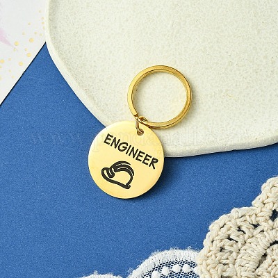 201 брелок из нержавеющей стали KEYC-YW00104-10-1