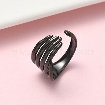 Открытые кольца манжеты из нержавеющей стали 304 RJEW-D338-02D-EB-1