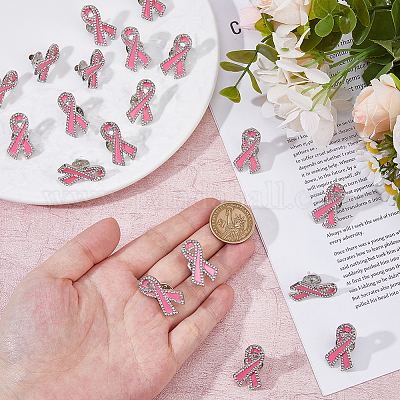 20 шт. эмалевые булавки из шелковой ленты JEWB-FH0001-72-1