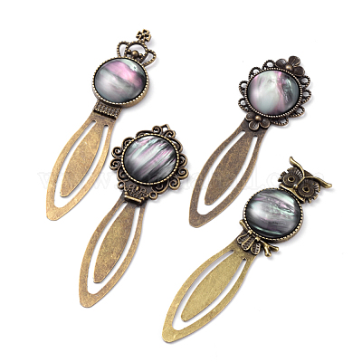 Железные закладки в тибетском стиле AJEW-JK00156-M-1