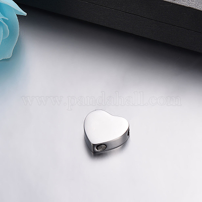 Сердечная урна с прахом подвески BOTT-PW0001-045S-1