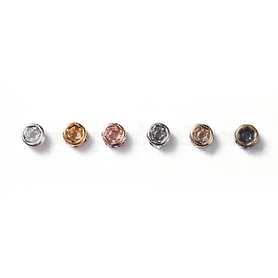 Perline distanziatori strass in ottone&nbsp;RB-X0013-10-NF-1