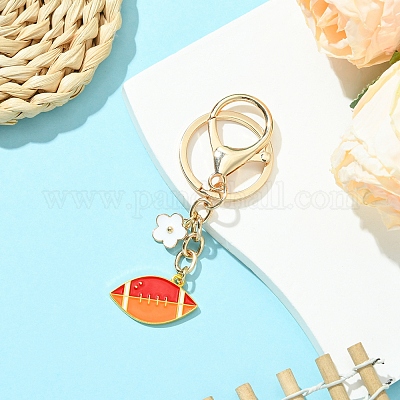 Брелок из эмалевого сплава KEYC-FS00025-2-1