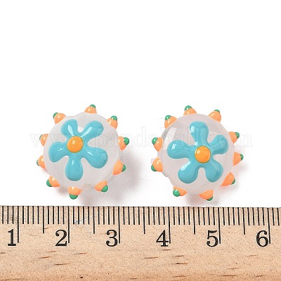 Бусины из стеклянной эмали LAMP-S080-03G-1