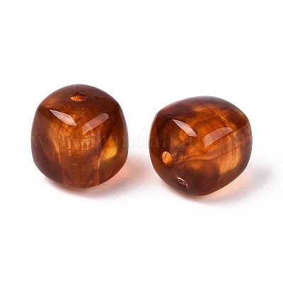 Непрозрачные акриловые бусины&nbsp;OACR-ZX006-33C-1