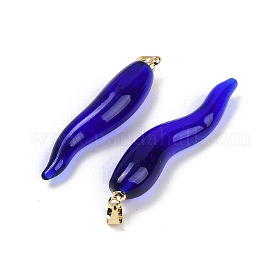 Лэмпворк ручной работы с латунными подвесками KK-Q095-02A-01-1