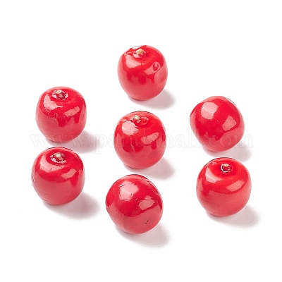 Мини искусственное яблоко DJEW-XCP0001-06A-1