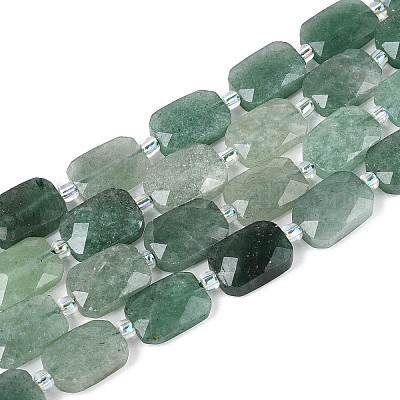 Природный зеленый бисер пряди клубники кварца G-T139-77-1