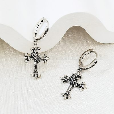 Серьги-кольца в стиле панк MA2169-1