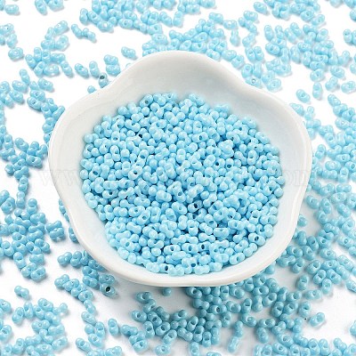 Выпечка краска стеклянные бусины SEED-A033-05P-1