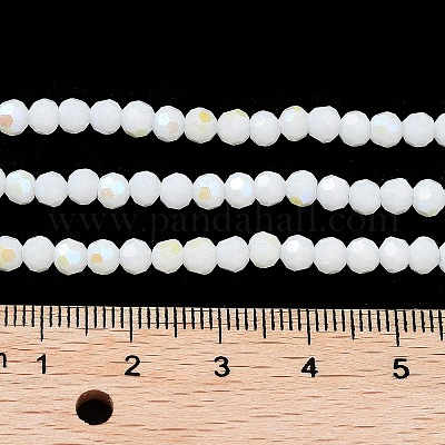 Непрозрачное стекло бисер нитей EGLA-A035-P4mm-L01-1