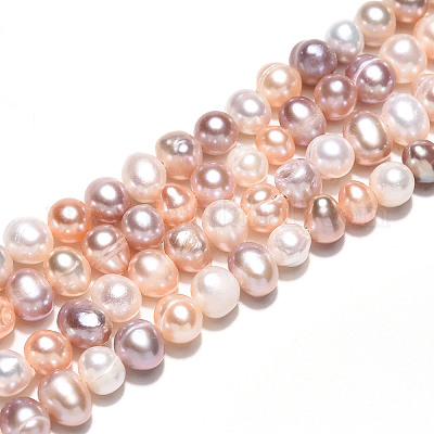 Нити из натурального культивированного пресноводного жемчуга PEAR-N013-05C-04-1