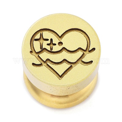 Созвездие золотистый тон восковая печать латунные штамповые головки STAM-P002-02G-10-1