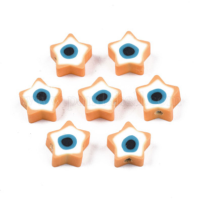 Бусины из полимерной глины  CLAY-T019-09J-1