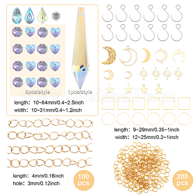 Наборы для изготовления ловца солнца своими руками DIY-CA0005-45-1