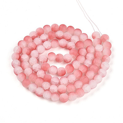 Стеклянные бусины кракле X1-GLAA-N009-10mm-03-1