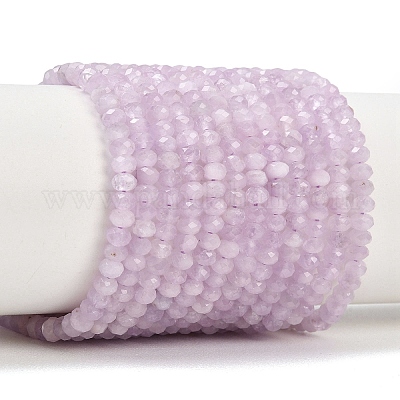 Природные кунцит бисер нитей&nbsp;G-B175-A11-2x4mm-1