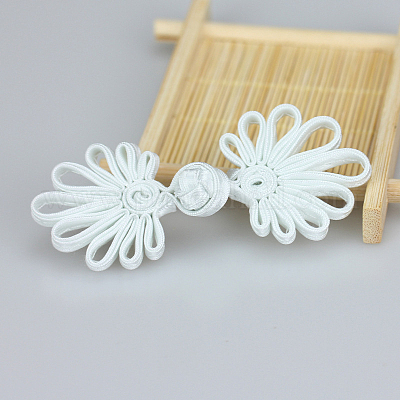 Пуговицы с китайским узлом из полиэстера FIND-H002-91C-1