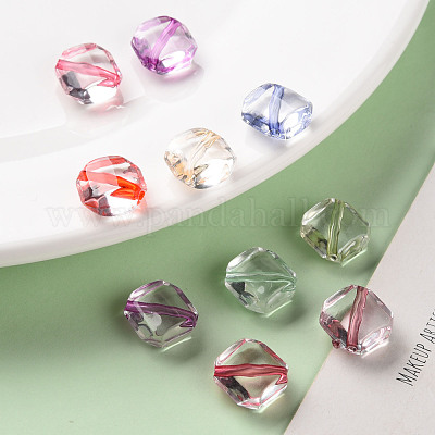 Прозрачные акриловые бусины&nbsp;TACR-S154-08A-1