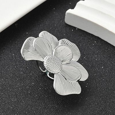 Кольца-манжеты из нержавеющей стали 304 для женщин RJEW-F195-03P-1