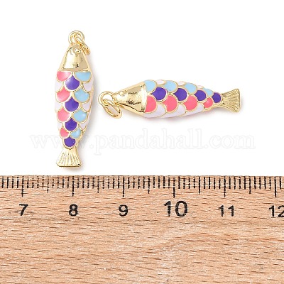 Латунь эмаль подвески KK-C143-44B-G04-1