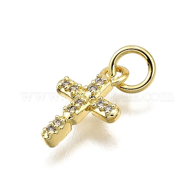 Латунные микро проложить кубического циркония подвески KK-Z100-39G-02-1