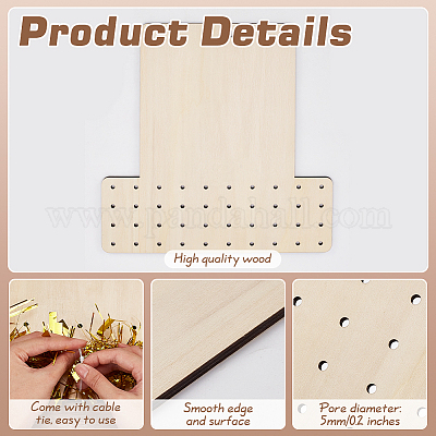 2 шт. деревянные доски для венков DIY-FG0006-77C-1