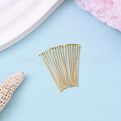 Латунные шпильки с плоской головкой KK-YW0004-02C-G-1