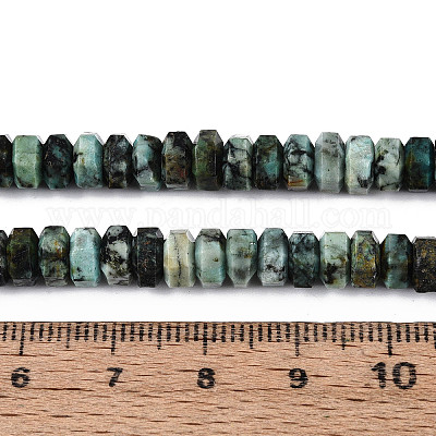 Бусы натуральная африканская бирюза (яшма)&nbsp;G-N357-14A-06-1