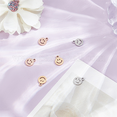 6 шт. 3-х цветные подвески из нержавеющей стали 304 STAS-LP0001-31-1