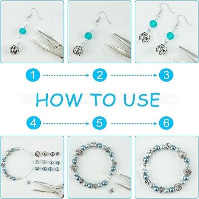 Наборы бусин из латуни и сплава KK-NB0001-25AS-1