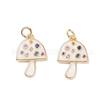 Латунные подвески из микро-паве KK-C100-09G-1