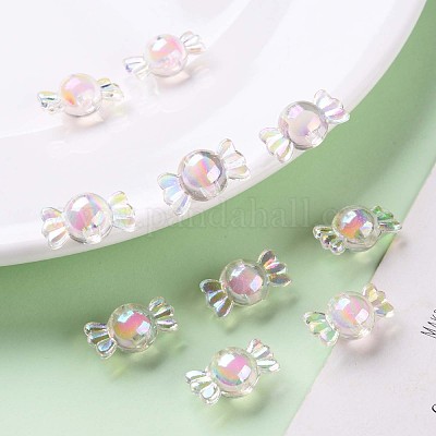 Прозрачные акриловые бусины TACR-S152-03B-SS2112-1