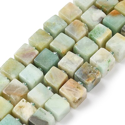 Натуральный цветок амазонитовые бусины пряди G-D338-A17-1