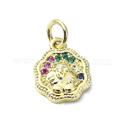 Латунные подвески из микро-паве KK-H475-18G-01-1