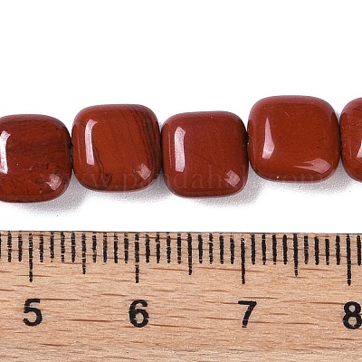 Натуральные красные яшмы бусы пряди G-M435-A05-01-1