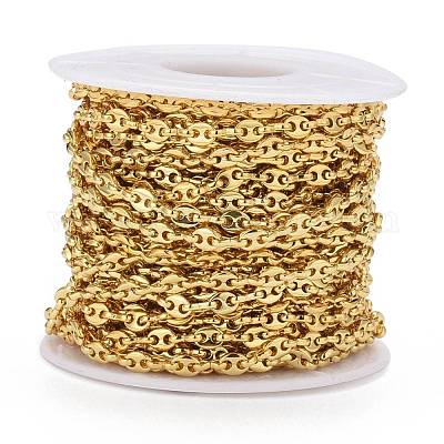 Цепочка для кофейных зерен ручной работы из латуни CHC-H100-07A-LG-1