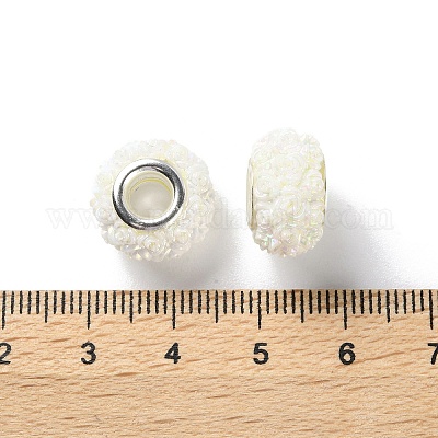 Ab цвет смолы роза цветок европейские бусины RESI-M001-05J-1