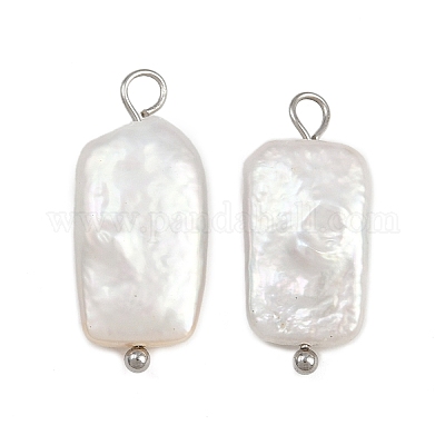 Подвески из натурального пресноводного жемчуга Кеши STAS-D378-02P-1