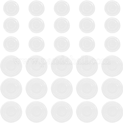 80 шт. 2 стильных противоскользящих накладок из ПВХ для стеклянной столешницы KY-GF0001-46-1