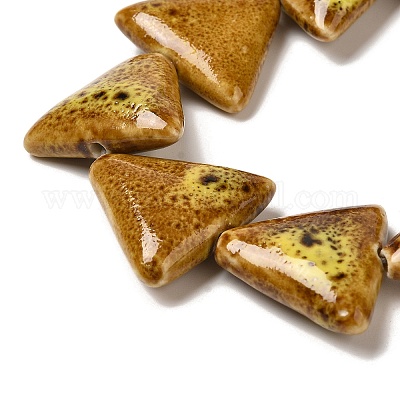 Фарфора ручной работы бисер нитей PORC-P028-01C-1