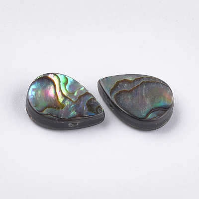 Perles coquille d'ormeau / coquille de paua&nbsp;SSHEL-T008-03-1