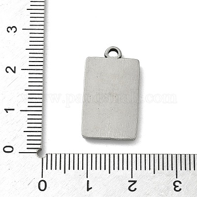 Подвеска из нержавеющей стали 304 со стразами STAS-P422-07P-1