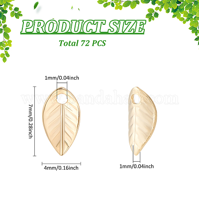 72 шт. Латунные подвески&nbsp;KK-LP0001-38-1
