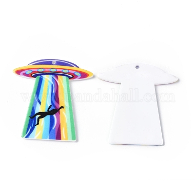 Акриловые подвески на тему инопланетян&nbsp;MACR-E013-03C-1