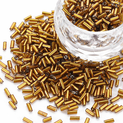 Никелированный стеклянные бусины стеклярус SEED-S046-01A-41-1