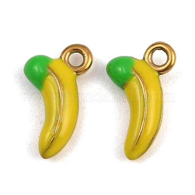 Подвески из нержавеющей стали 304 с фруктами STAS-A120-29C-G-1